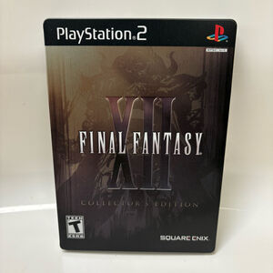 PlayStation PS2 - Final Fantasy XII 12 Collector's Edition Steelbook (2006) CIB